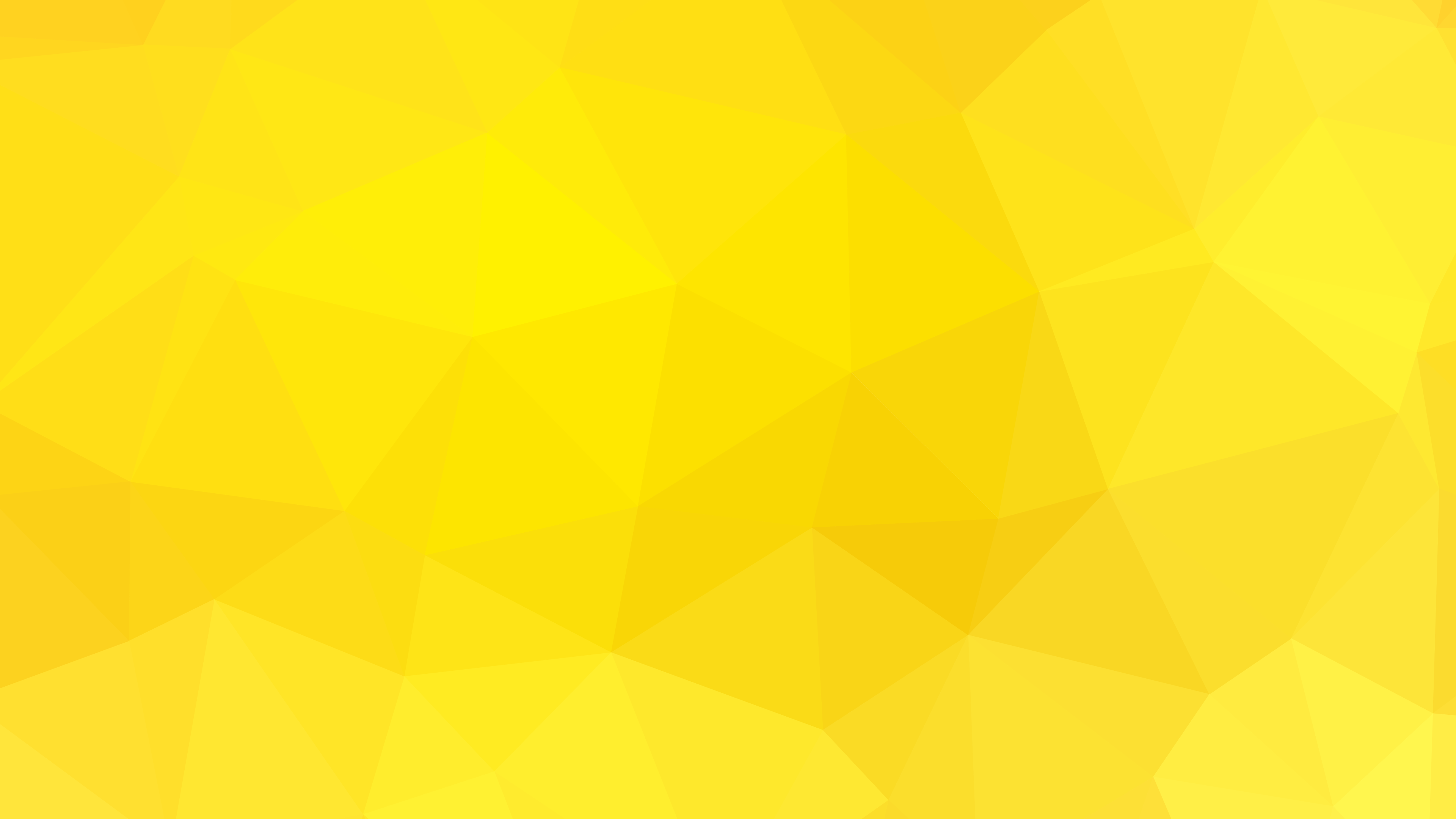Yellow Triangles Pattern Background